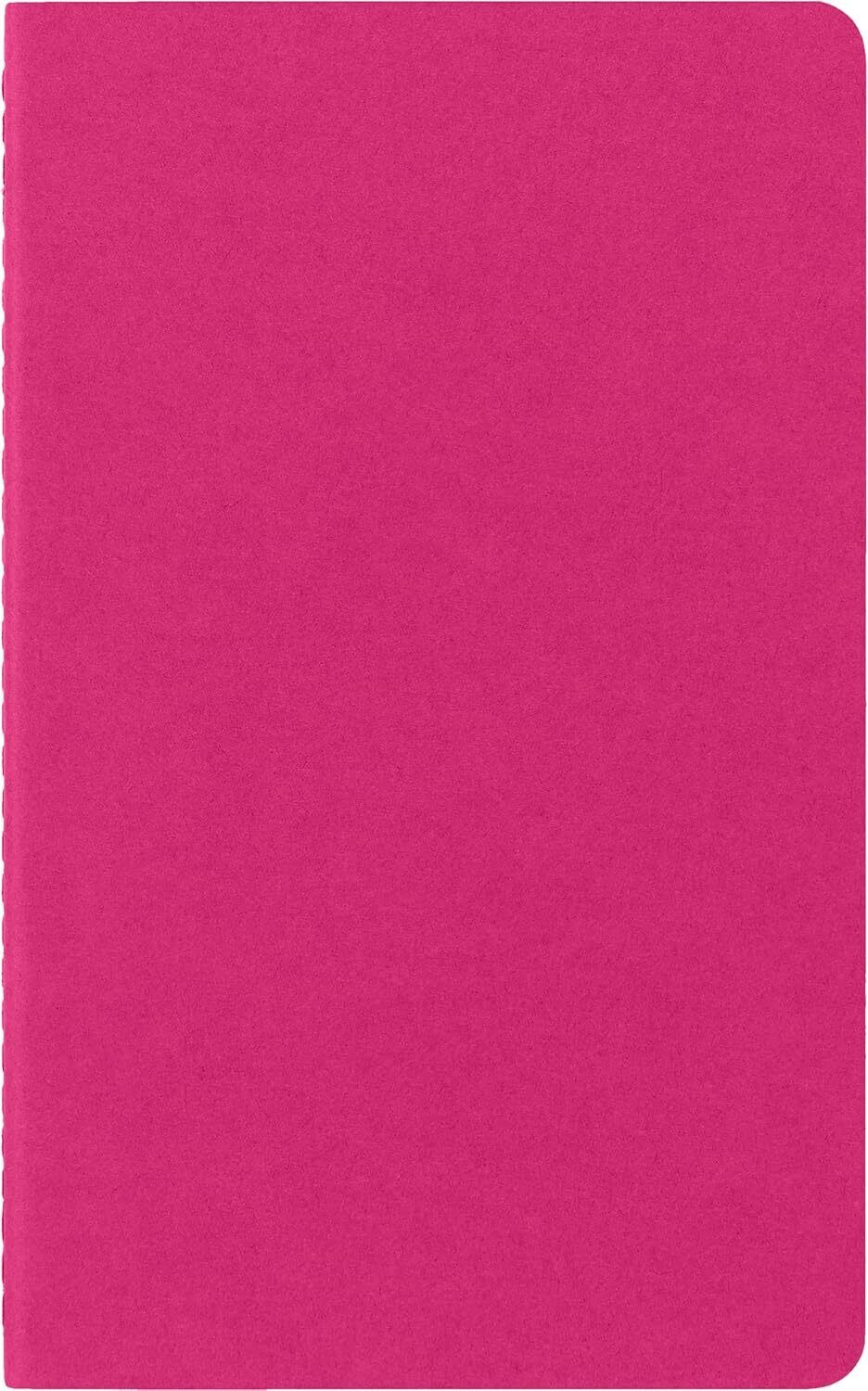 Moleskine Cahier Journal, Set 3 Notebooks with Ruled Pages, Cardboard Cover with