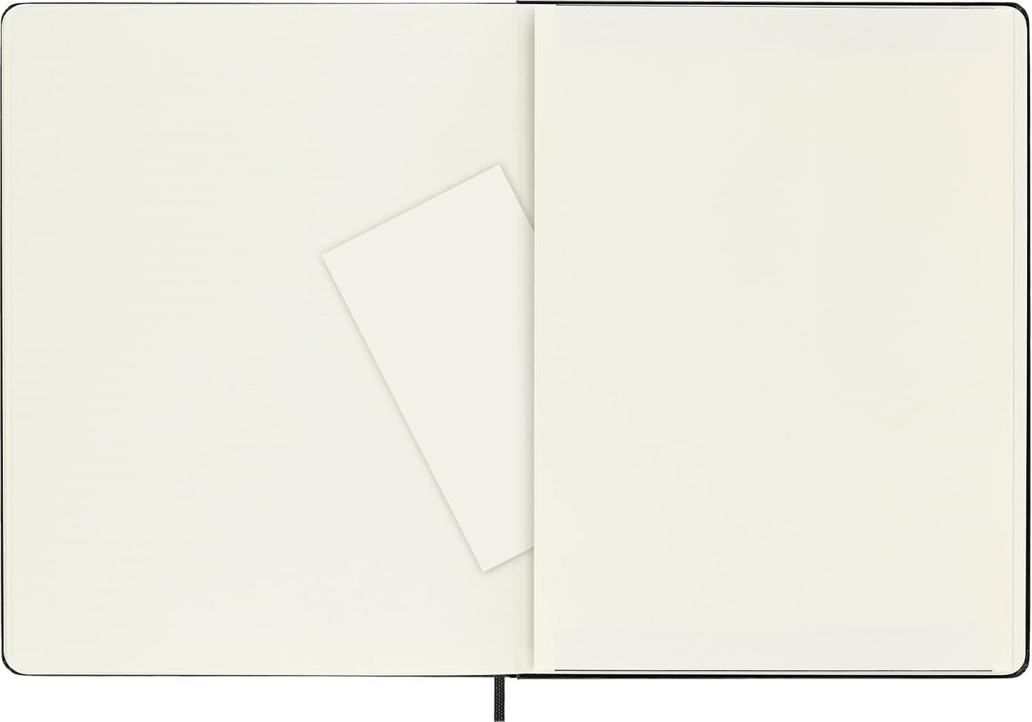 Moleskine Classic Notebook, Extra Large, Dotted, Black, Hard Cover (7.5 X 10)