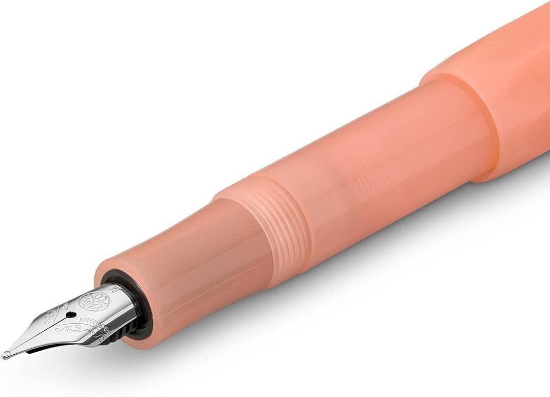 Kaweco FROSTED SPORT Fountain Pen Soft Mandarine, EF Nib, 13 cm, Premium Ink Pen