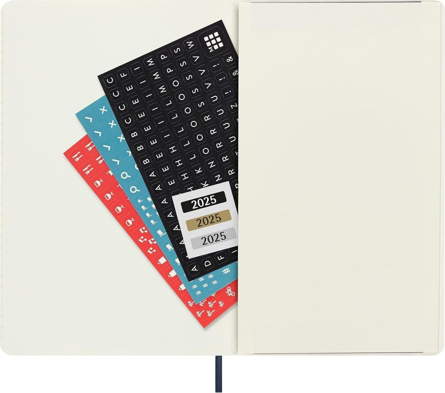 Moleskine Classic 12 Month 2025 Daily Planner, Soft Cover, Large (5" x 8.25"),