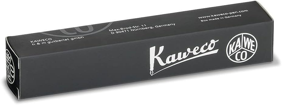 Kaweco Classic Sport Fountain Pen Navy Blue, 23K Gold-Plated Steel EF Nib, 13cm