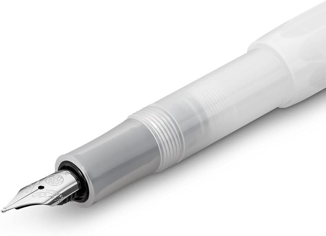 Kaweco FROSTED SPORT Fountain Pen Natural Coconut | Premium Broad Nib Pen 13 cm