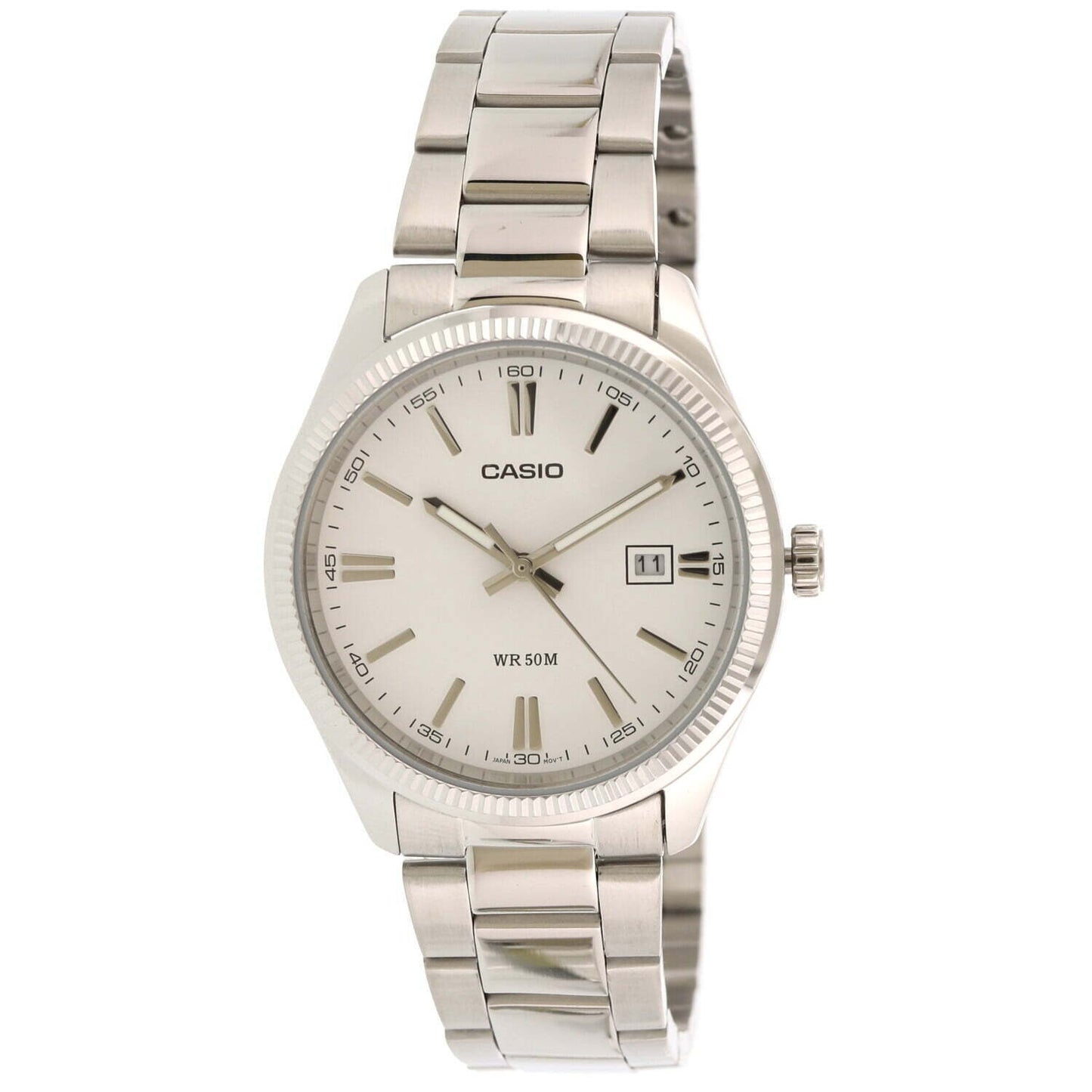 Casio New Original MTP-1302D-7A1 Men Analog Stainless Steel Watch WR 50M MTP1302