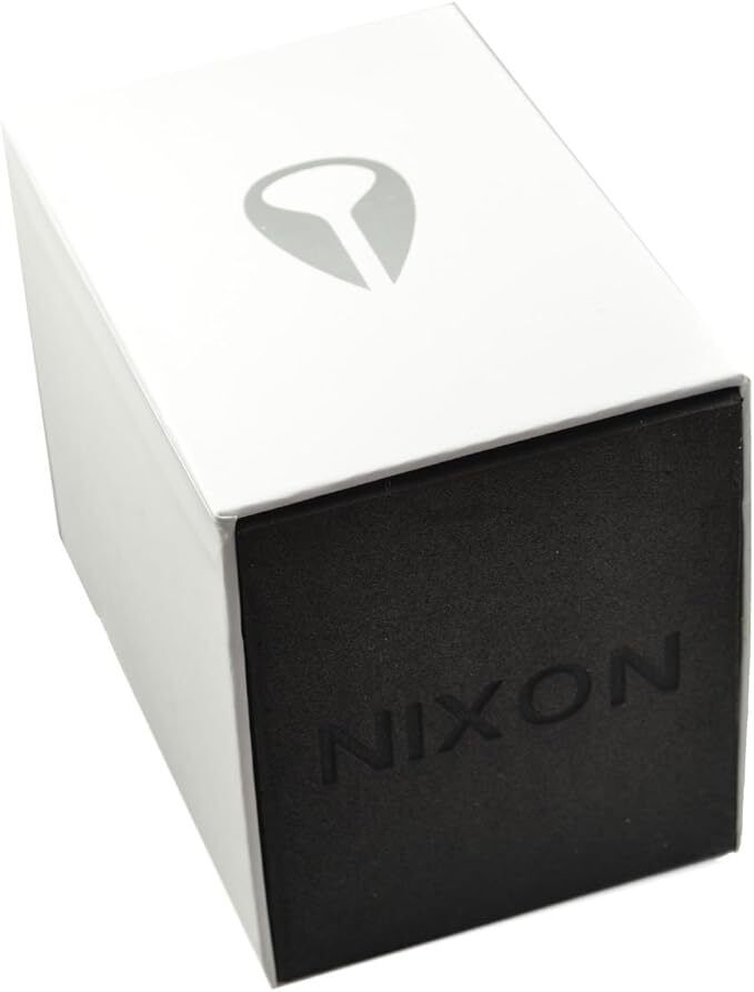 Nixon The Synapse 4 Time Zones Digital Square Black Men Watch A323632 A323-632