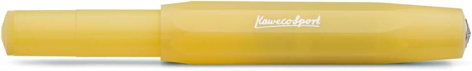 Kaweco FROSTED SPORT Sweet Banana Fountain Pen I Premium Ink Cartridge Pen 13cm