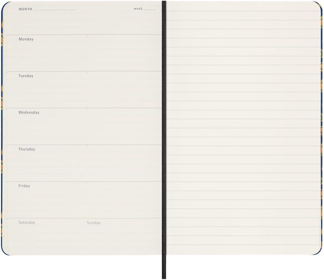 Moleskine Limited Edition Undated Planner Professional Silk, 12M, Large, Blue,