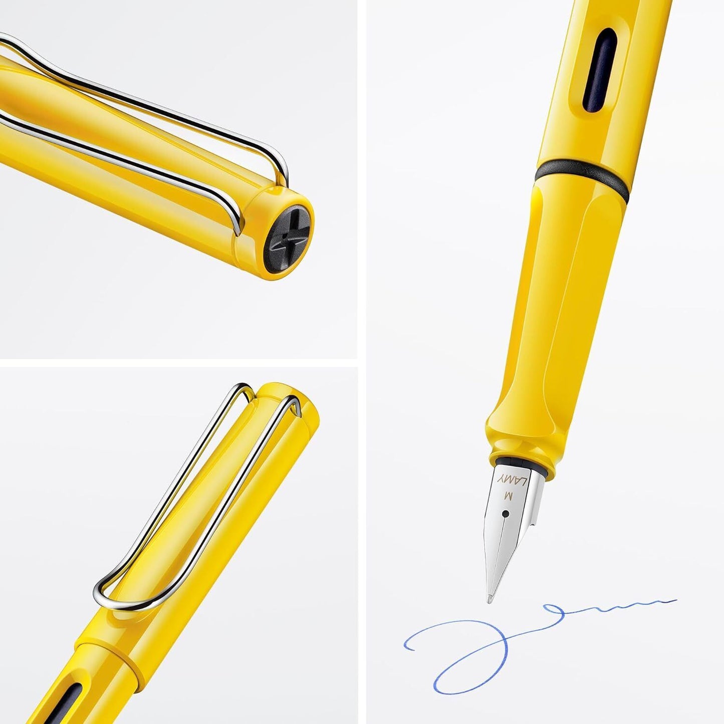 Lamy Safari Fountain Pen, Yellow, Made In Germany, Left Handed 4000223