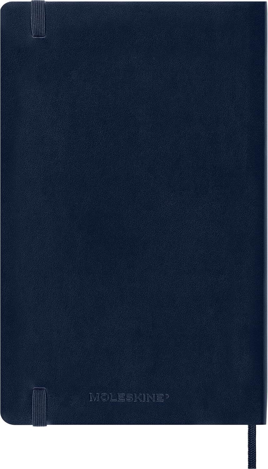 Moleskine - Classic Squared Paper Notebook - Soft Cover and Elastic Closure Jour