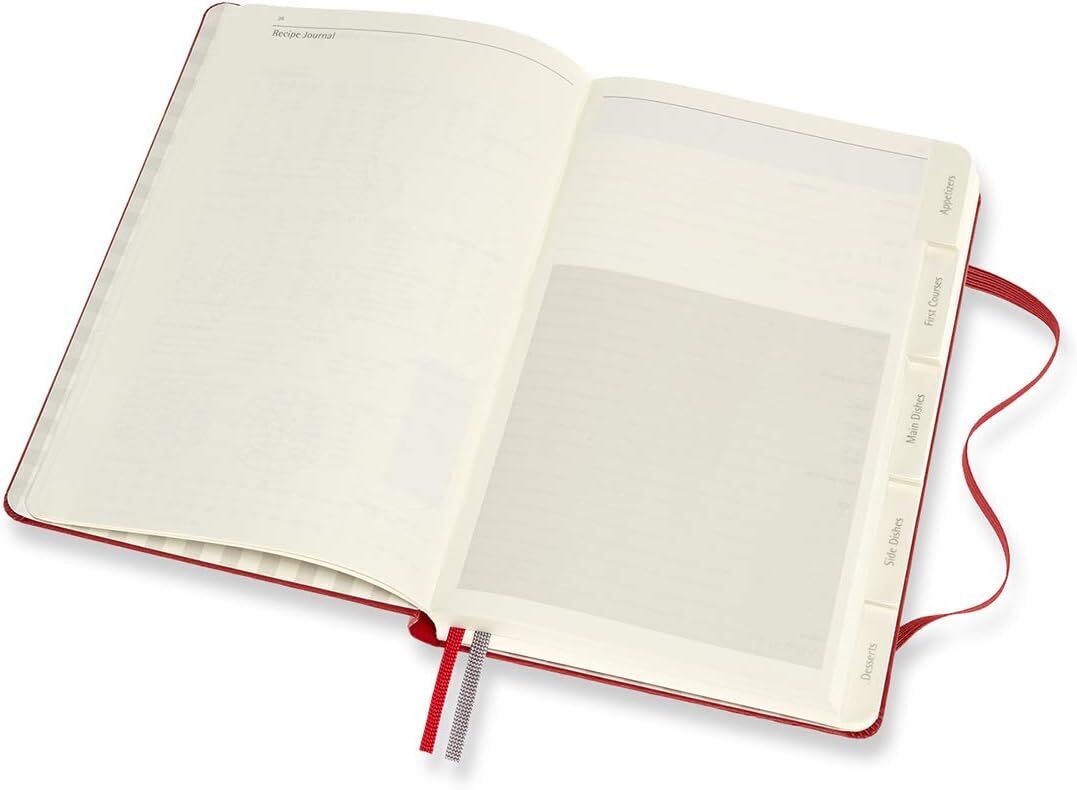 Moleskine - Recipe Journal, Theme Notebook - Hardcover Notebook to Collect and O