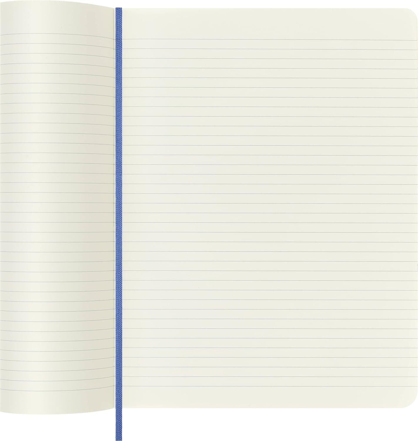 Moleskine Classic Soft Cover Notebook - Light Blue, Ruled, 9-3/4" x 7-1/2"