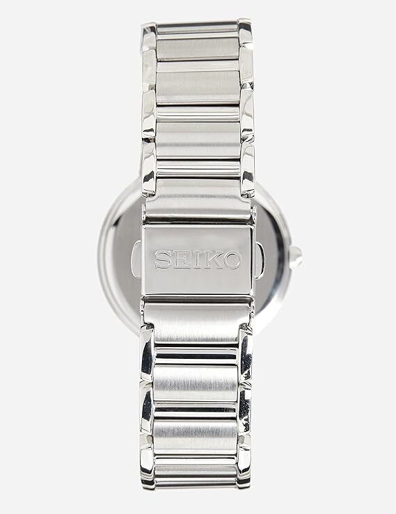 Seiko Quartz Blue Dial Stainless Steel Ladies Watch SUP433P1