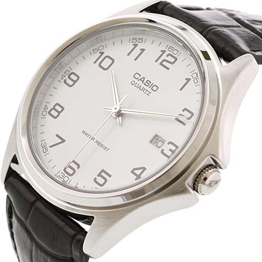 Casio Men's, White Dial, Black Strap, Quartz Watch MTP-1183E-7BDF
