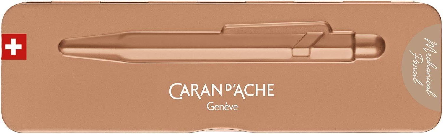 Caran d'Ache 844 Mechanical Pencil 0.7MM - Brut Rosé in Slimpack Case,