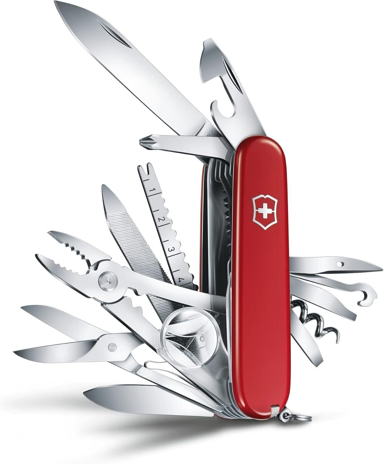 Swiss Army Original Knife, Red Swisschamp, Victorinox 1.6795, New In Box