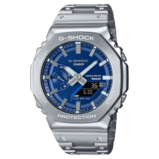 Casio G-Shock Full Metal Series Blue Dial Analog Digital Watch GM-B2100AD-2A