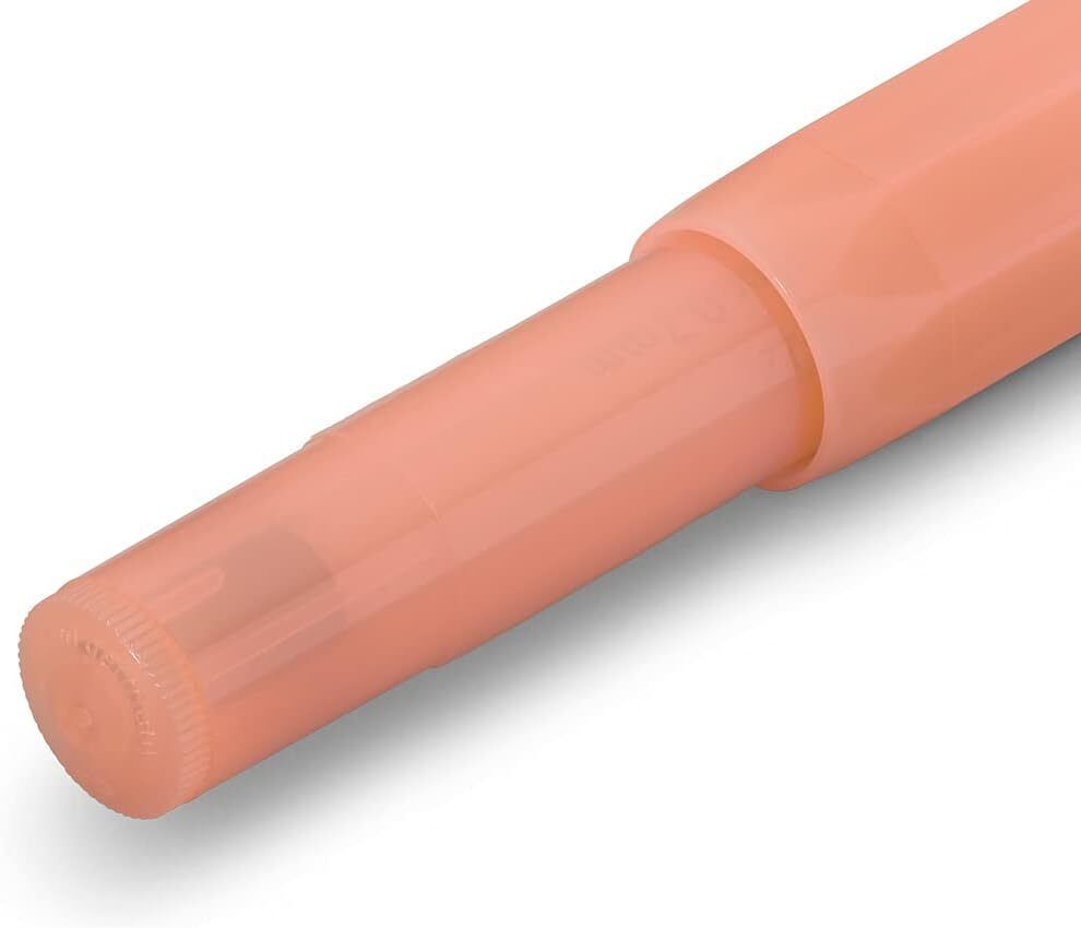 Kaweco FROSTED SPORT Fountain Pen Soft Mandarine, EF Nib, 13 cm, Premium Ink Pen
