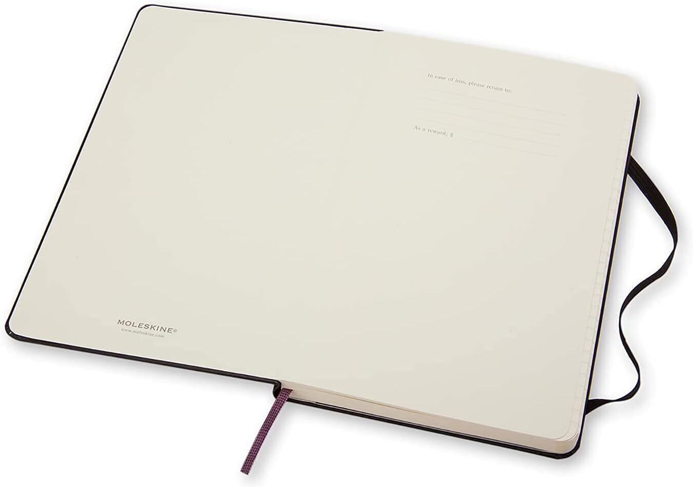 Moleskine Notebook, Hard Cover, Large (5" x 8.25") Ruled/Lined, Black