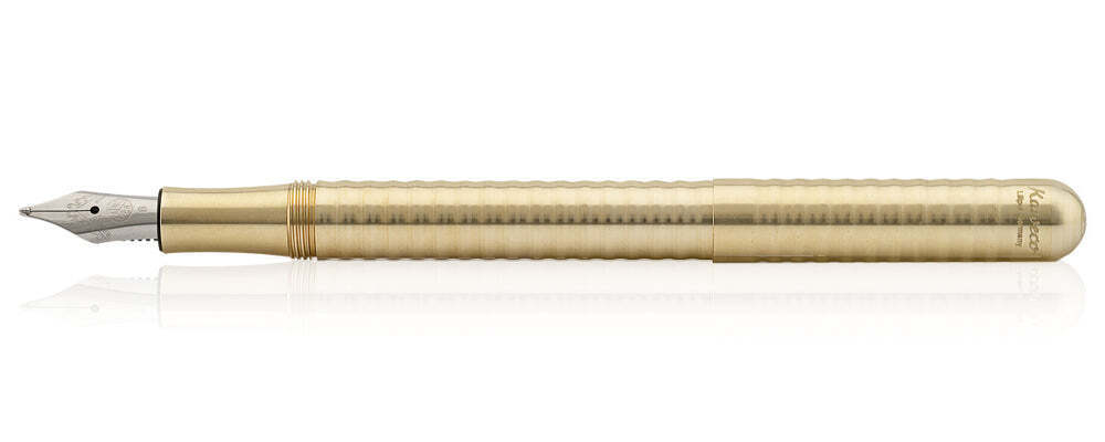 Kaweco Liliput Fountain Pen Eco Brass Wave 10000871 Open Box