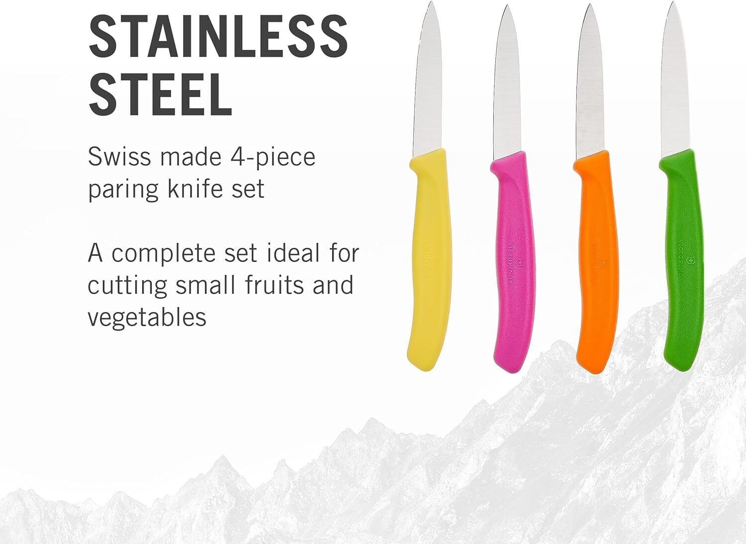 Victorinox Swiss Classic Paring 4-Piece 3" Knife Set - Multicolored