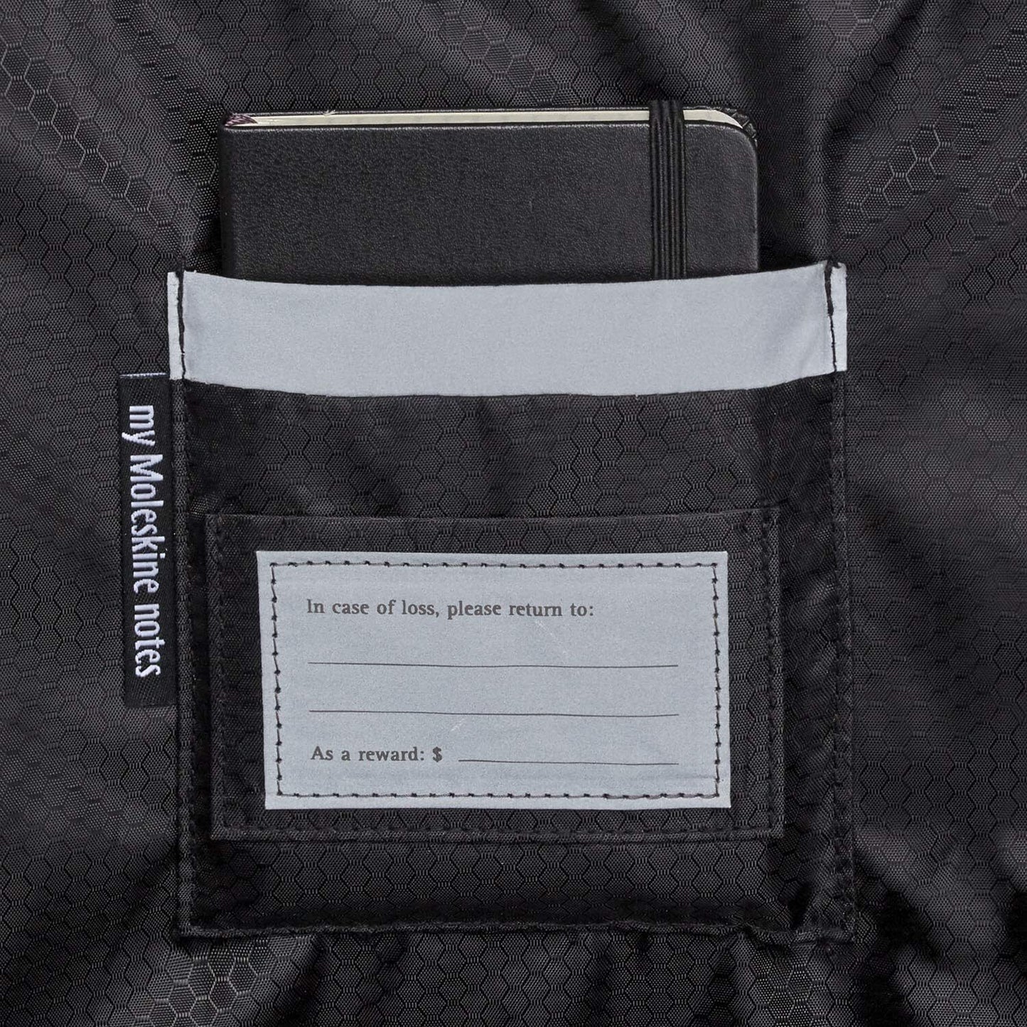 Moleskine Metro ROLLTOP Backpack Black, One Size