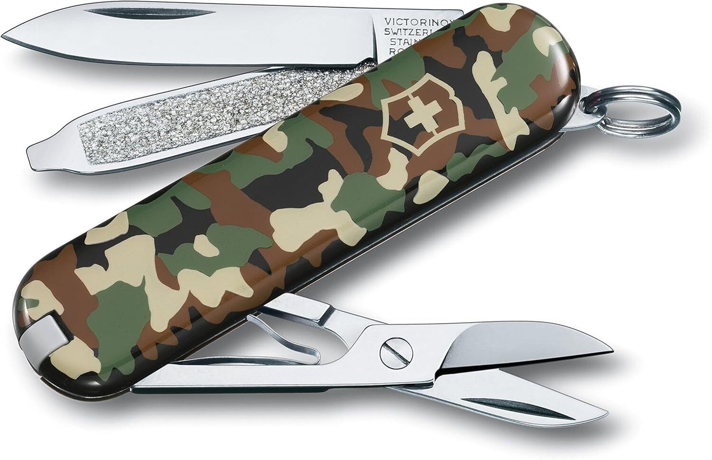 NEW Victorinox Swiss Army 58mm Knife CLASSIC TIMBER CAMO 0.6223.94