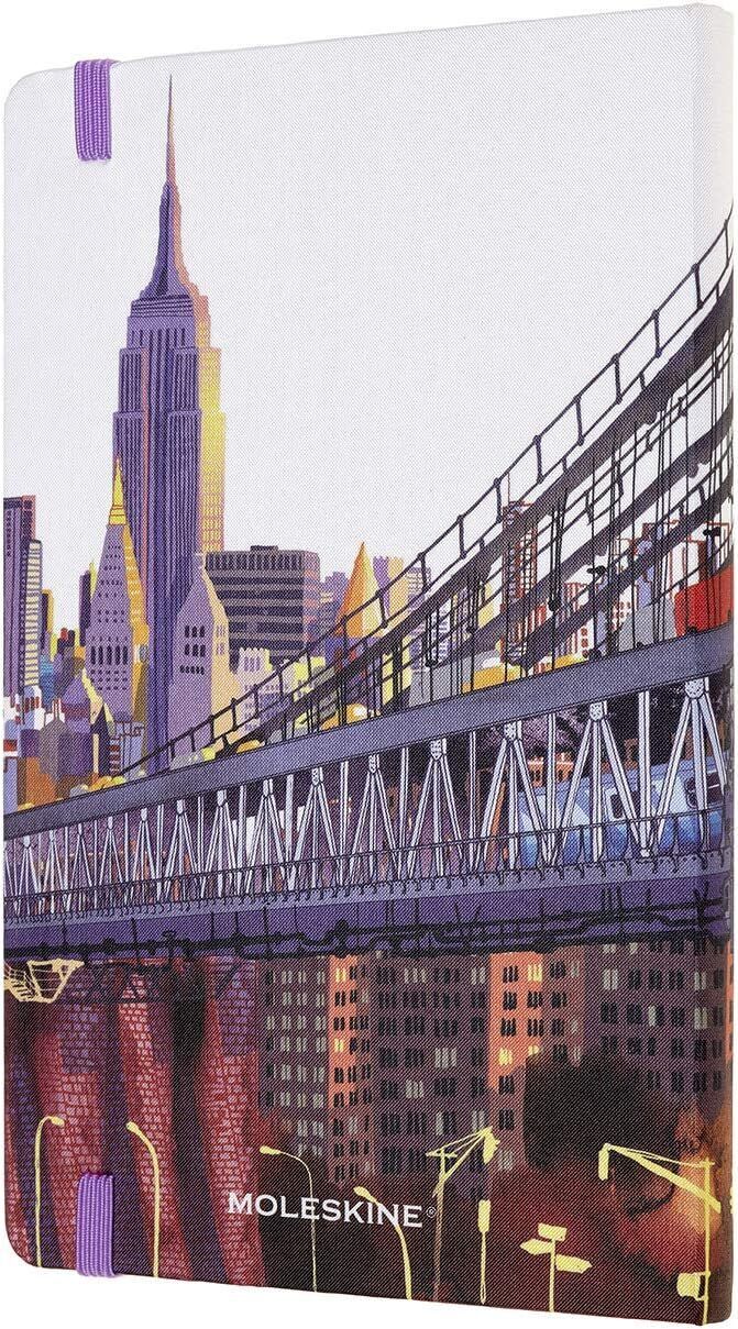 Moleskine Limited Edition Notebook I Am New York, Large, Ruled/Lined, White, ...