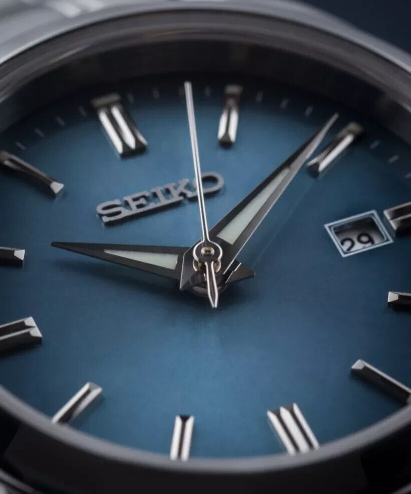 SEIKO SUR531P1 Conceptual Quartz Elegant Blue Analog Sapphire Ladies Dress Watch