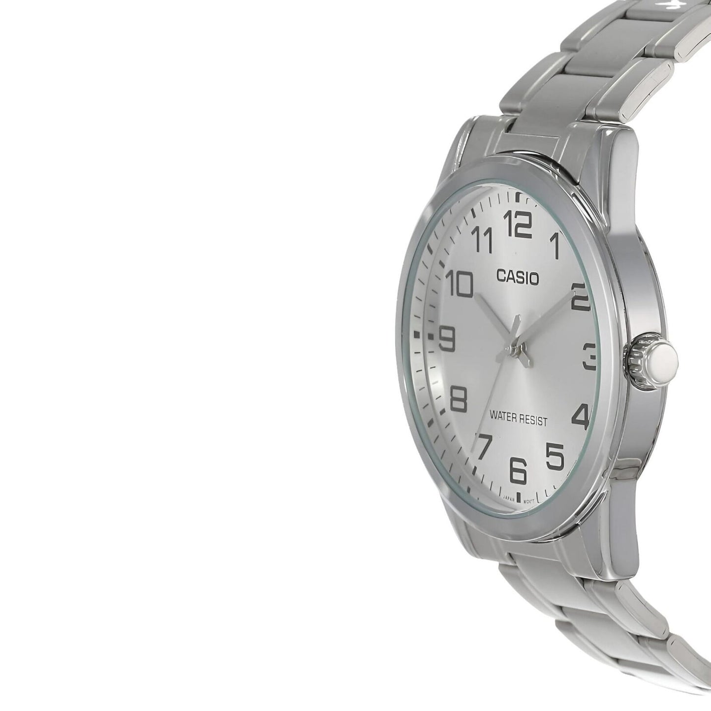Casio MTP-V001D-7B Men's Standard Stainless Steel Easy Reader Silver Dial Watch