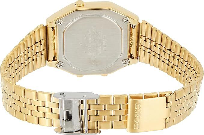 Casio LA680WGA-9 Vintage Retro Digital Watch Gold