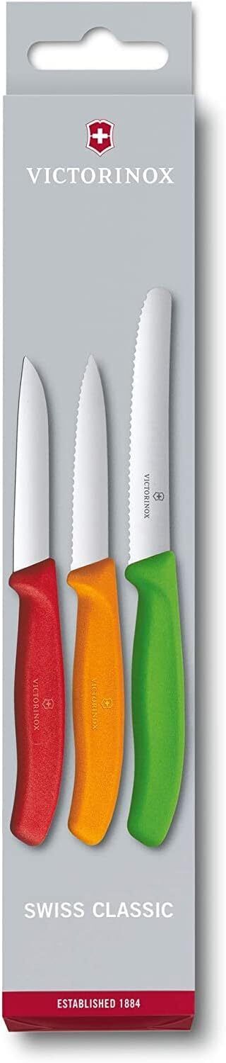 Victorinox Swiss Classic Multicolored 3-Piece Paring Knife Set