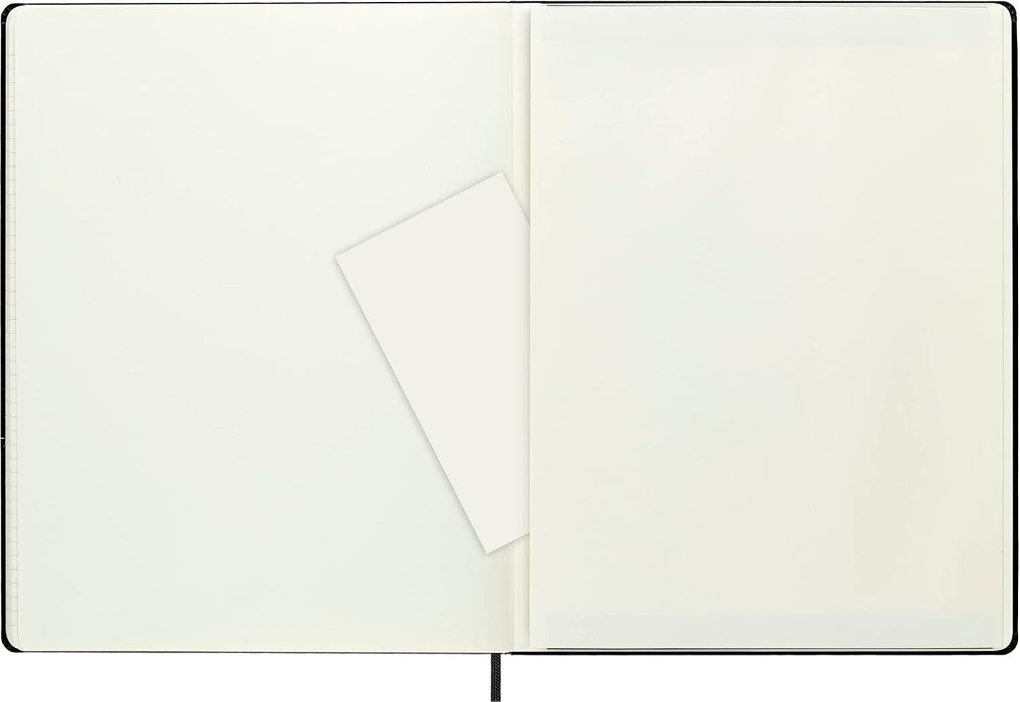 Classic Notebook, Hard Cover, XXL (8.5" X 11") Ruled/Lined, Black, 192 Pages