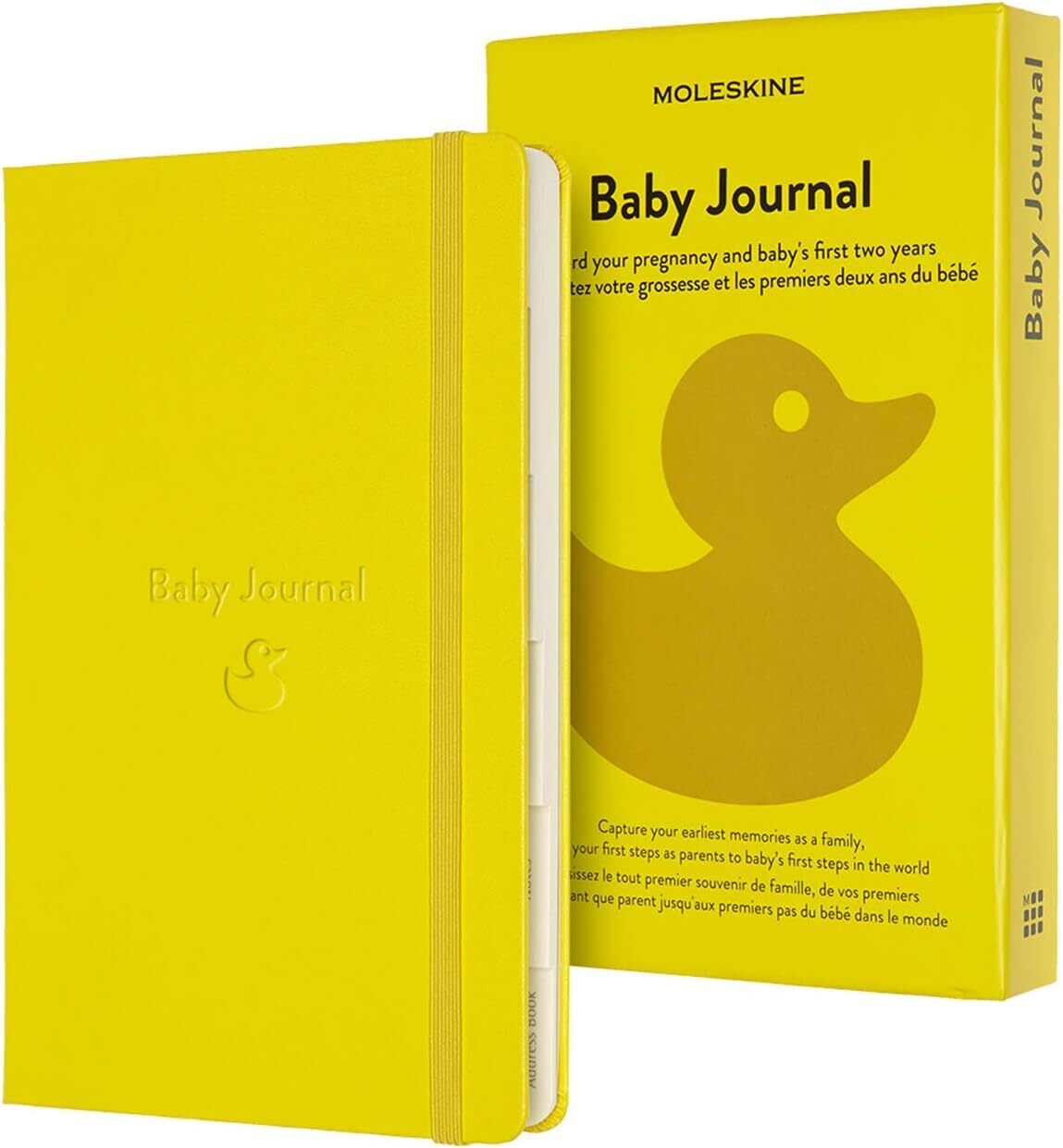 Moleskine Passion Journal, Baby, Hard Cover, Large (5" x 8.25") Yellow, 400 Page