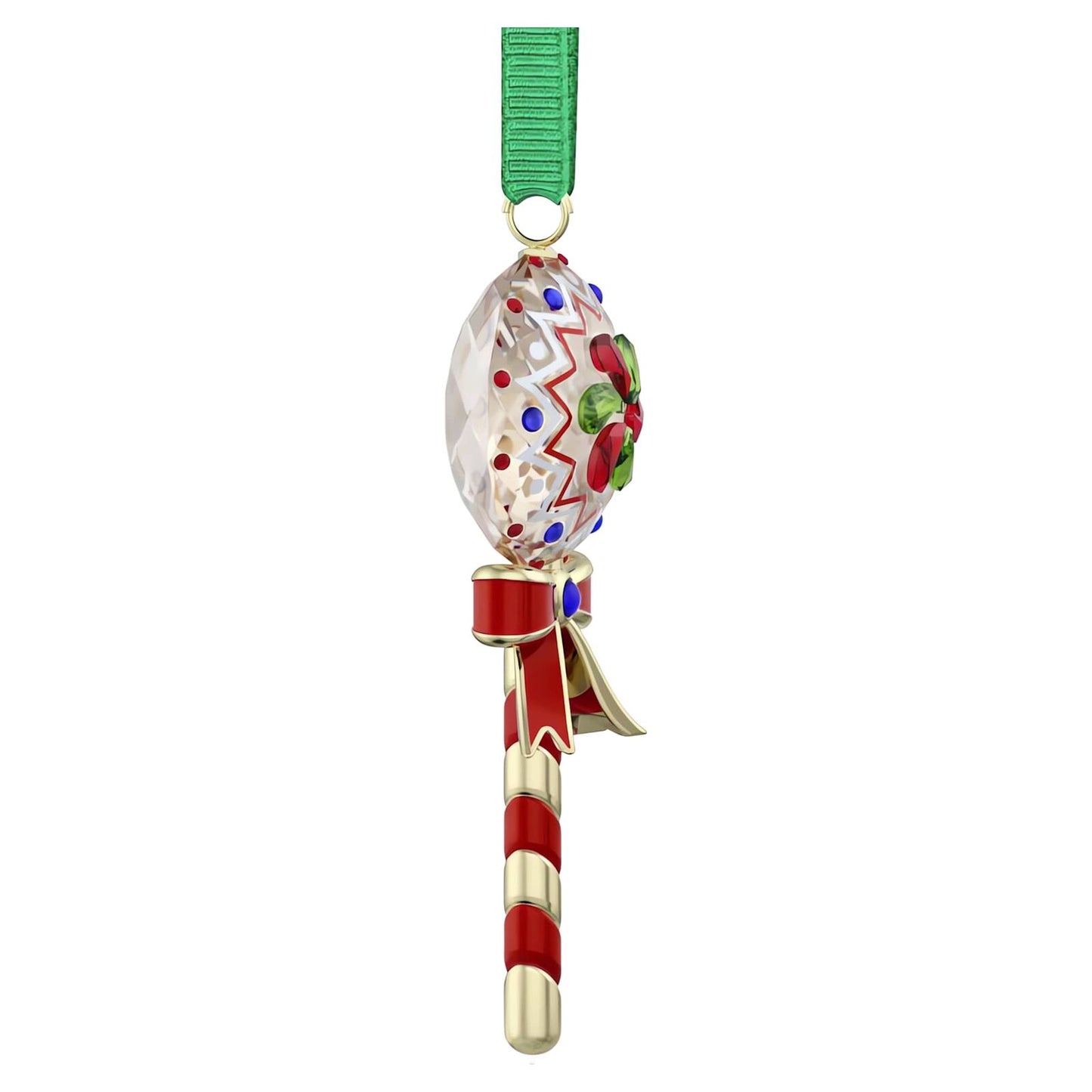 Holiday Cheers Dulcis - Shimmering Crystallized Lollipop Ornament, Festive Gift