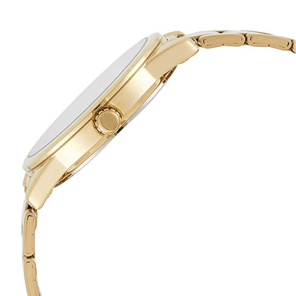 Casio MTP-V001G-9B Men's Standard Gold Tone Stainless Steel Easy Reader Watch