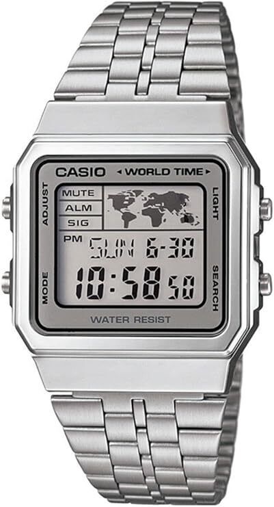Casio Alarm World Time Digital A500WA-7DF Men's Watch