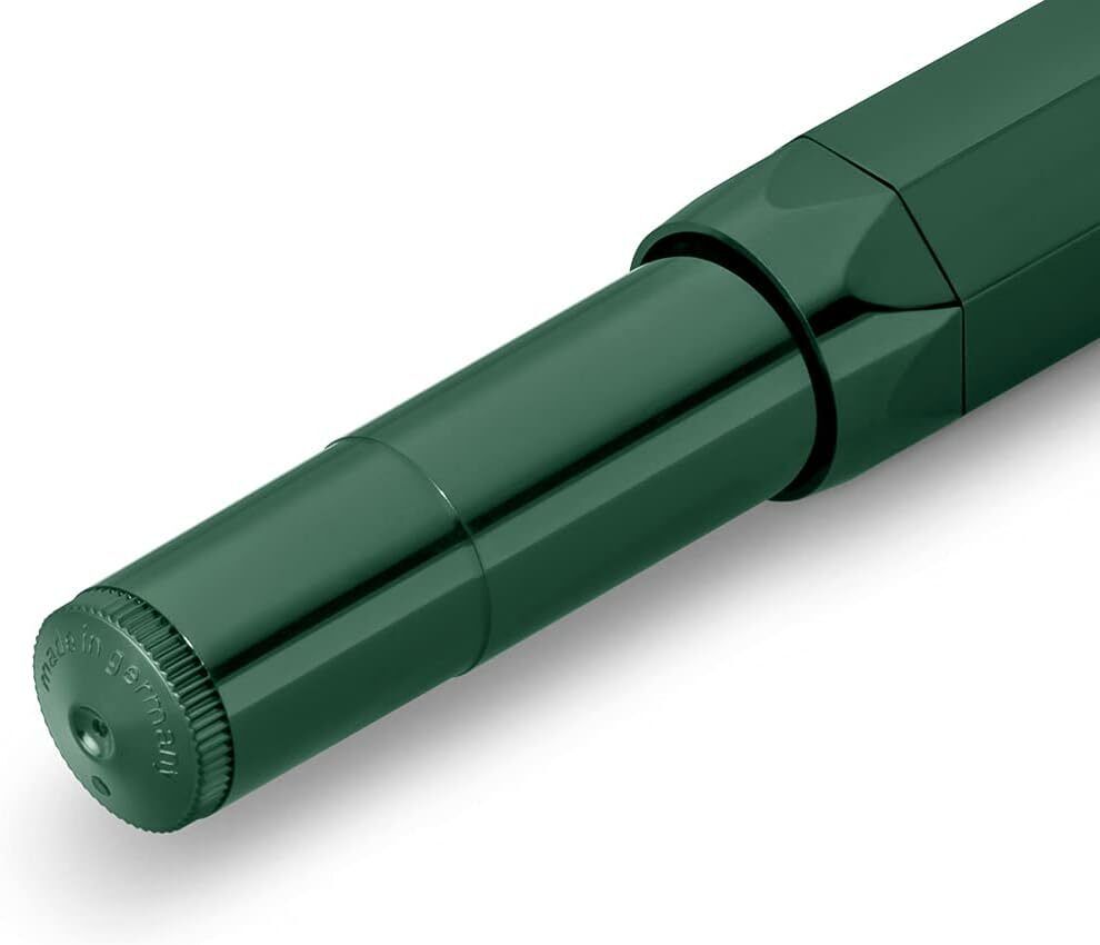 Kaweco CLASSIC SPORT Fountain Pen - Green, 23K Gold-Plated Nib, BB, 13 cm