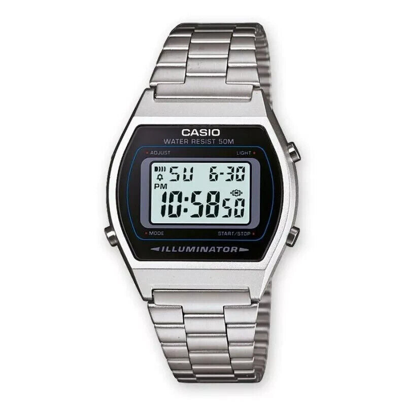 Casio B640WD-1A Stainless Steel Alarm Chronograph Men's Watch