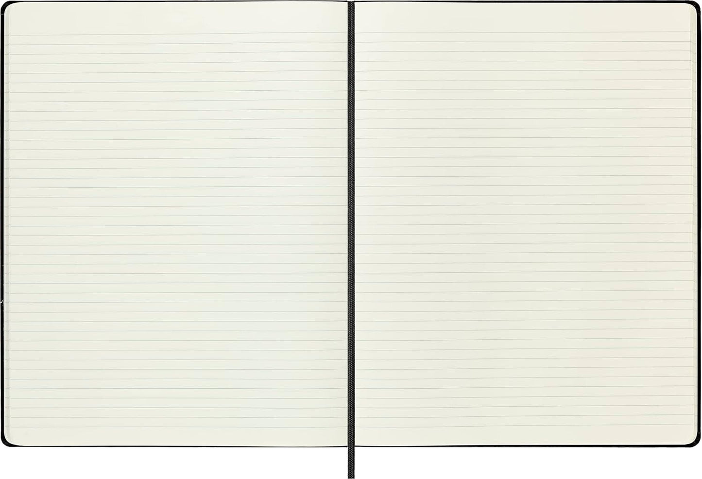 Classic Notebook, Hard Cover, XXL (8.5" X 11") Ruled/Lined, Black, 192 Pages