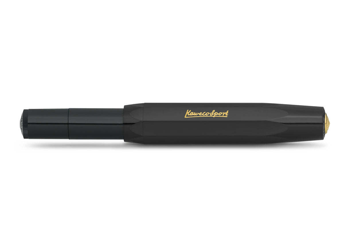 Kaweco Classic Sport Fountain Pen - Black - Broad Point - 10000013 - New In Box