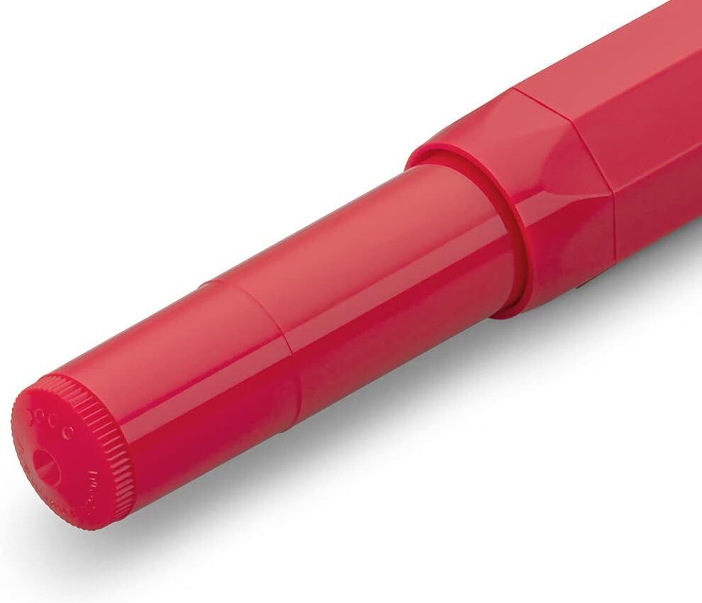 Kaweco Classic Sport Fountain Pen - Red, EF Nib, 23K Gold-Plated Steel