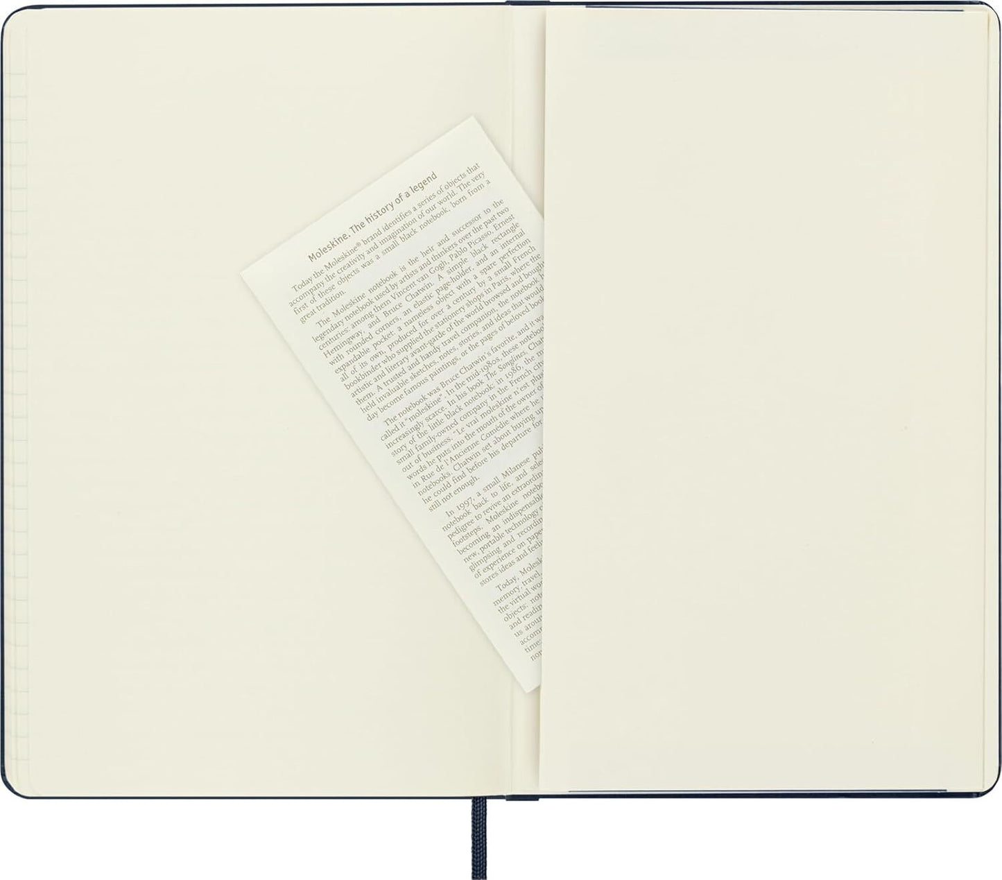 Classic Notebook, Hard Cover, Large (5" X 8.25") Ruled/Lined, Sapphire Blue, 240