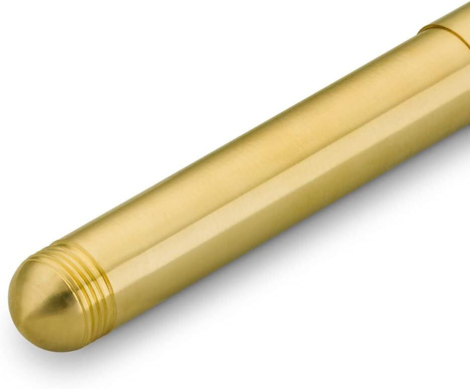 Kaweco LILIPUT Brass Fountain Pen - Premium EF Nib, Ink Cartridges, 12.5 cm