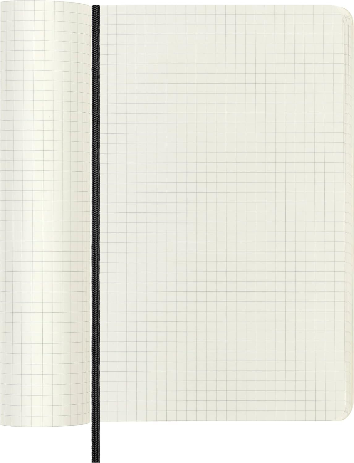 Moleskine Classic Squared Soft Cover Notebook, Large 5 x 8.25-Inches NOS