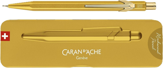 Caran d'Ache 844 Mechanical Pencil 0.7MM - Goldbar in Slimpack Case