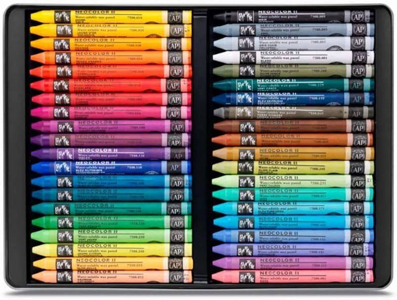 Caran d'Ache Classic Neocolor II AQUARELLE Water-Soluble Multi-colour 