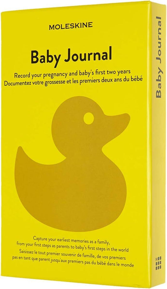 Moleskine Passion Journal, Baby, Hard Cover, Large (5" x 8.25") Yellow, 400 Page