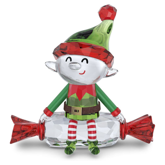 Swarovski Holiday Cheers: Delightful Dulcis Elf Figurine for Festive Décor