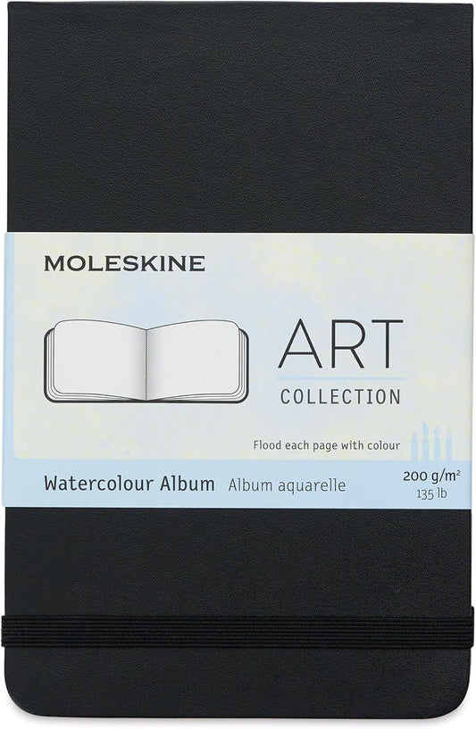 Moleskine Art Pocket Watercolour Album - Black