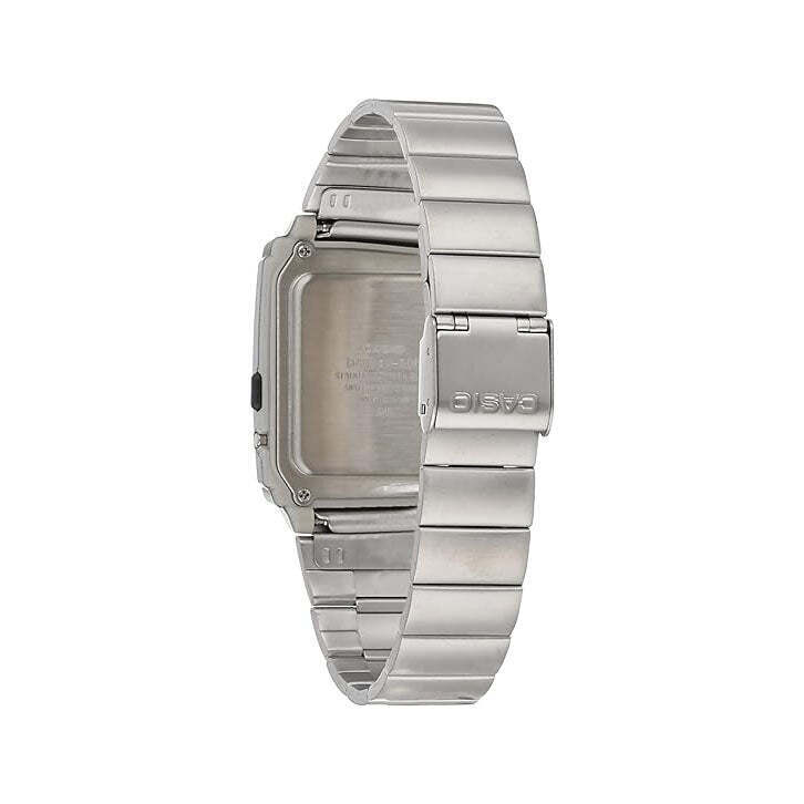 Casio CA-506-1D Men's Vintage Alarm Stopwatch Gray Dial Stainless Steel Watch