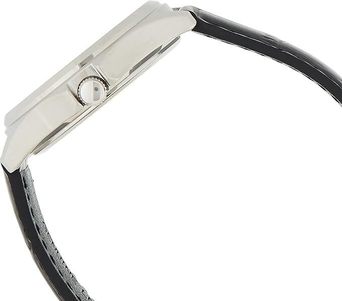 Casio Men MTP-1183E-7ADF Analog Leather Watch Black silver Original New